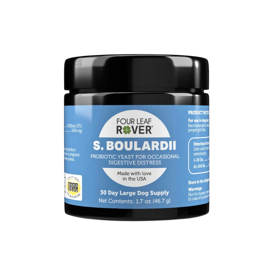 Four Leaf Rover Saccharomyces Boulardii | Digestive + Gut Health Support