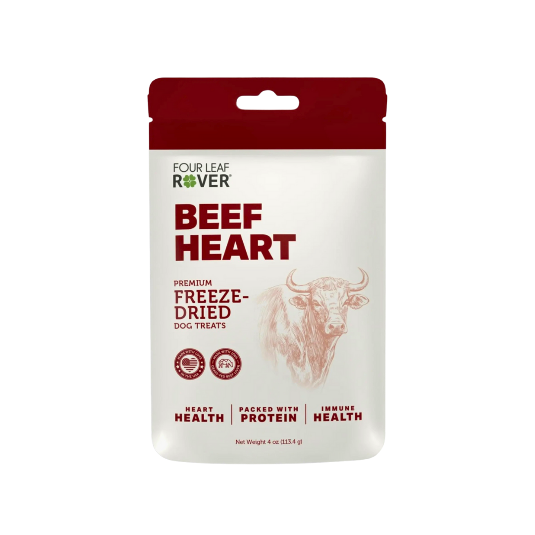 Four Leaf Rover Beef Heart Treats