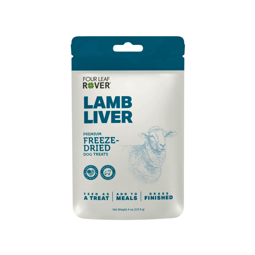 Four Leaf Rover Lamb Liver Treats