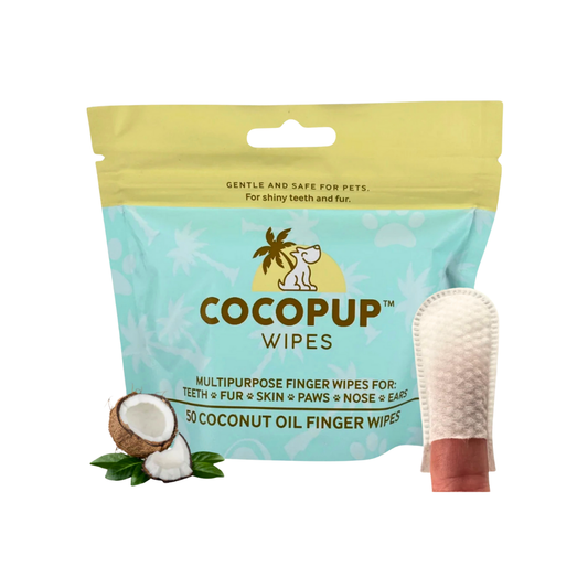 Cocopup Organic Coconut Oil Wipes | Dental + Multi-Purpose Care