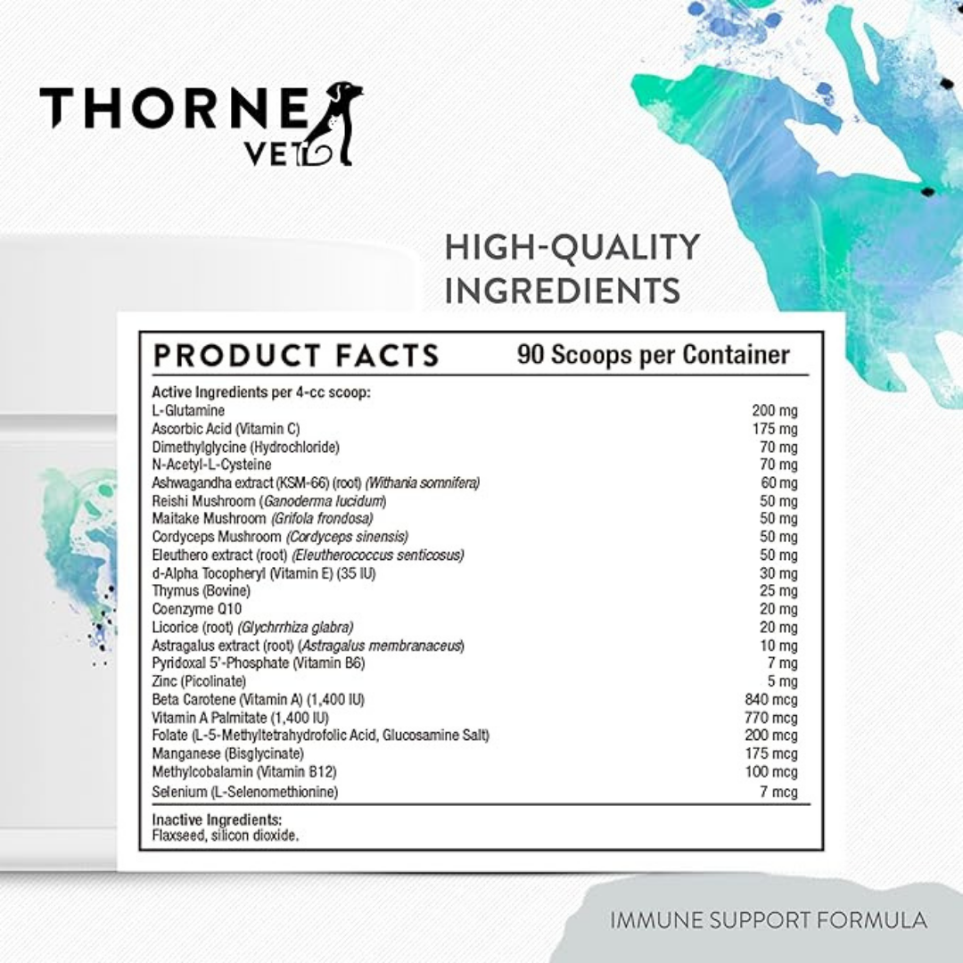 ThorneVet Immune Support | Whole-Body Immune Support + Antioxidants