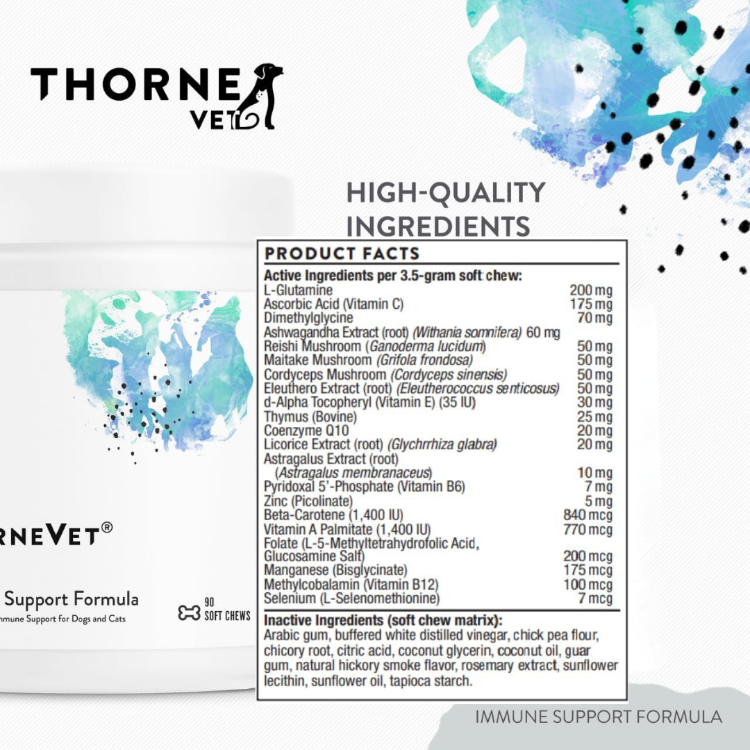 ThorneVet Immune Support | Whole-Body Immune Support + Antioxidants