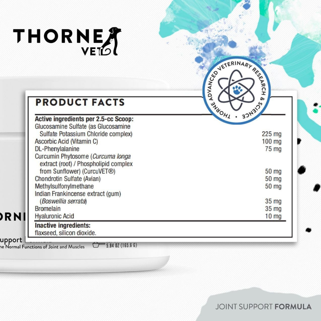 ThorneVet Joint Support | Advanced Mobility Support + Natural Anti-Inflammatories
