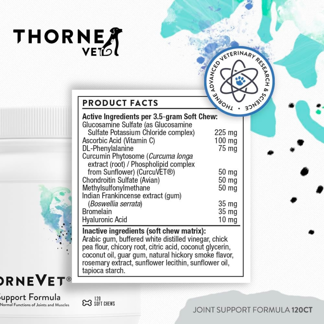 ThorneVet Joint Support | Advanced Mobility Support + Natural Anti-Inflammatories