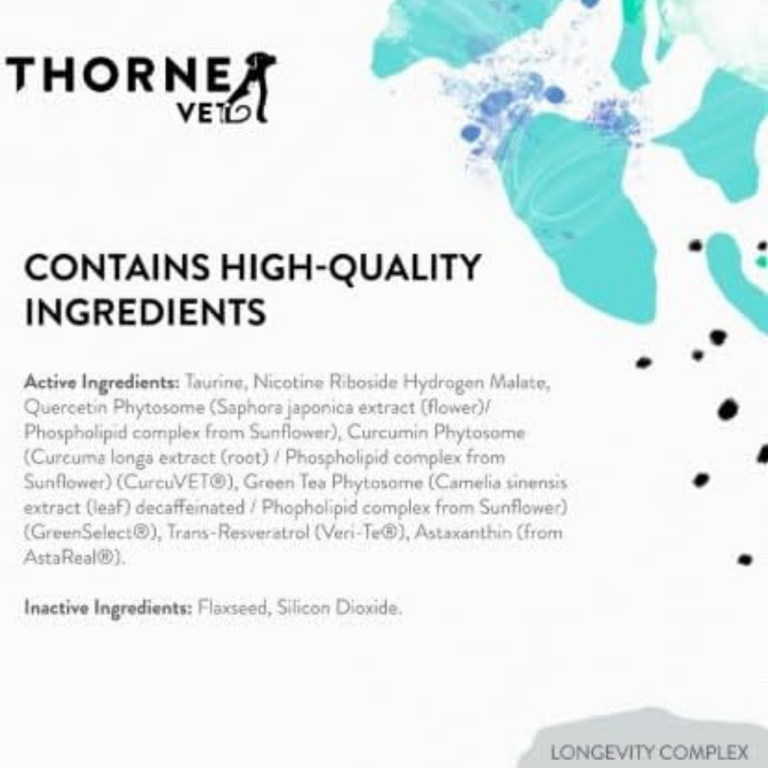 ThorneVet Longevity Complex | Comprehensive Health + Anti-Aging Support