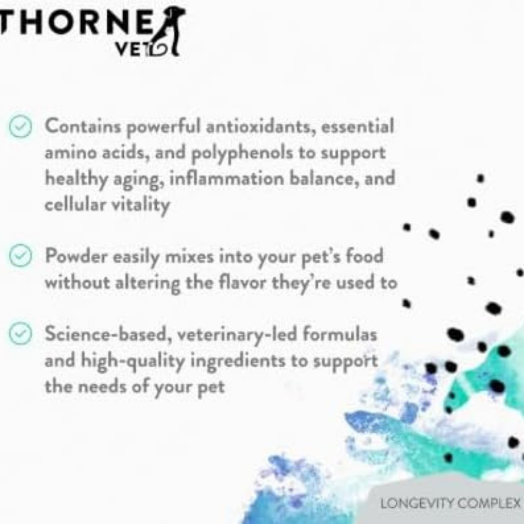 ThorneVet Longevity Complex | Comprehensive Health + Anti-Aging Support