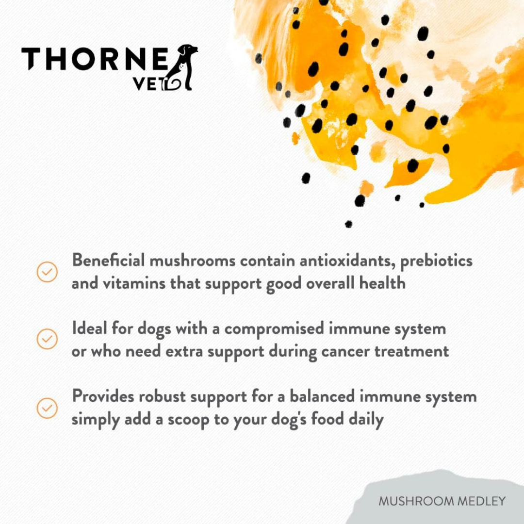 ThorneVet Mushroom Medley | Immune Supporting Mushroom Complex