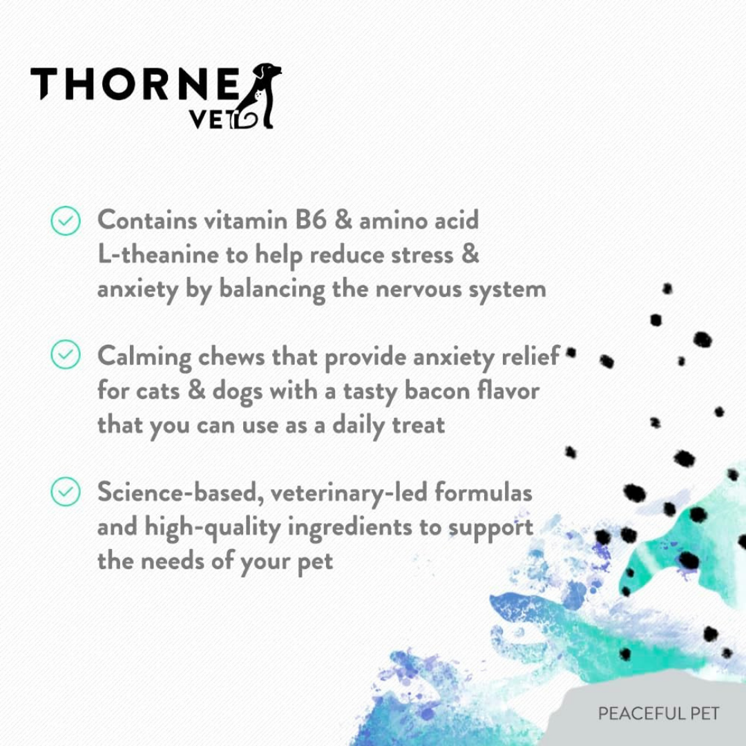 ThorneVet Peaceful Pet | Natural Stress Relief + Calming Support