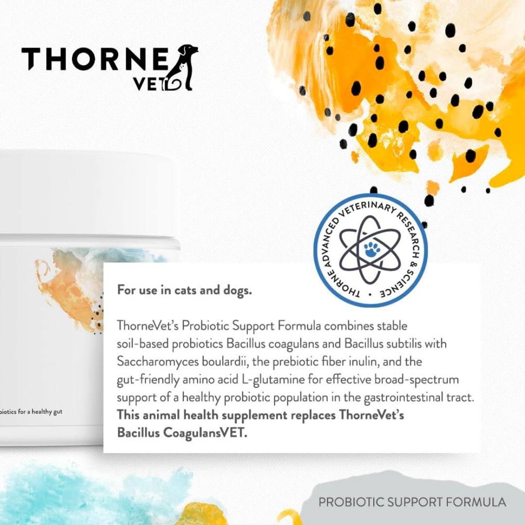 ThorneVet Probiotic Support | Soil-Based Dog Probiotics for Gut Health