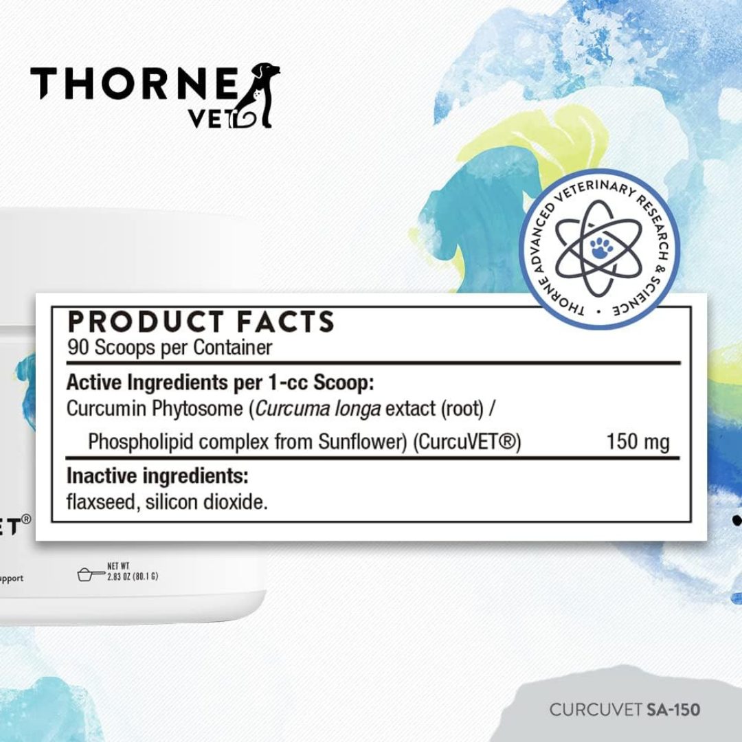 ThorneVet CurcuVET | Natural Inflammation Support + Joint Health