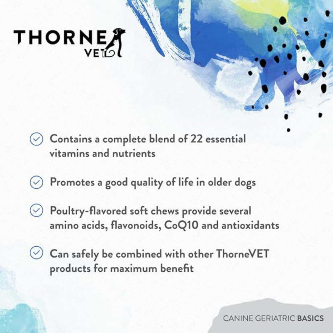 ThorneVet Canine Geriatric Basics | Senior Dog Wellness Formula