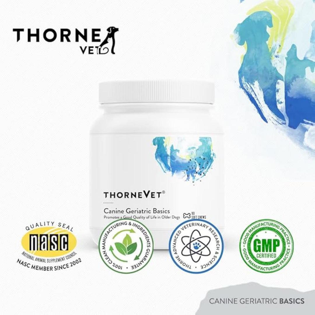 ThorneVet Canine Geriatric Basics | Senior Dog Wellness Formula