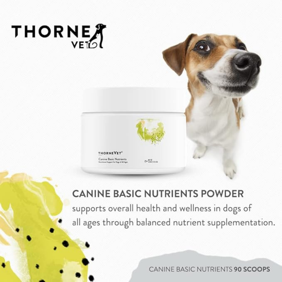 ThorneVet Canine Basic Nutrients | Comprehensive Multivitamin