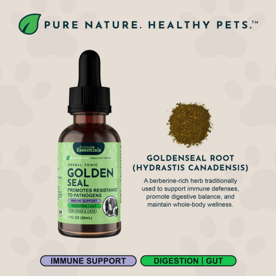 Animal Essentials Goldenseal | Promotes Resistance to Pathogens