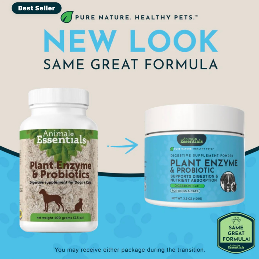 Animal Essentials Plant Digestive Enzymes + Probiotics