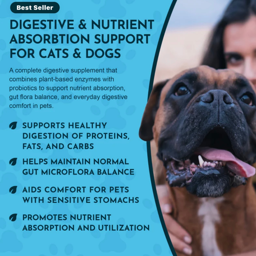 Animal Essentials Plant Digestive Enzymes + Probiotics