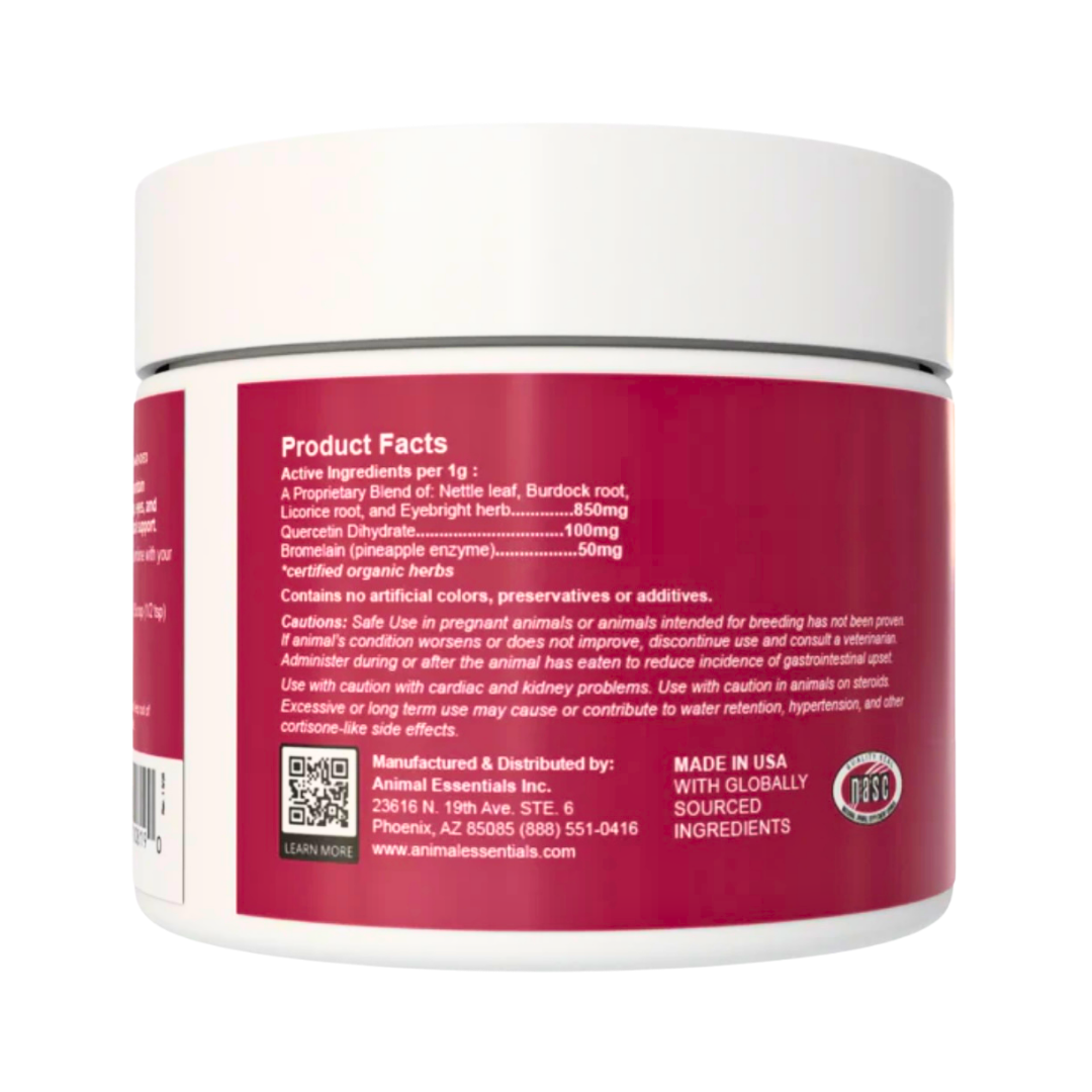 Animal Essentials Seasonal Allergy Powder | Natural Histamine + Allergy Relief
