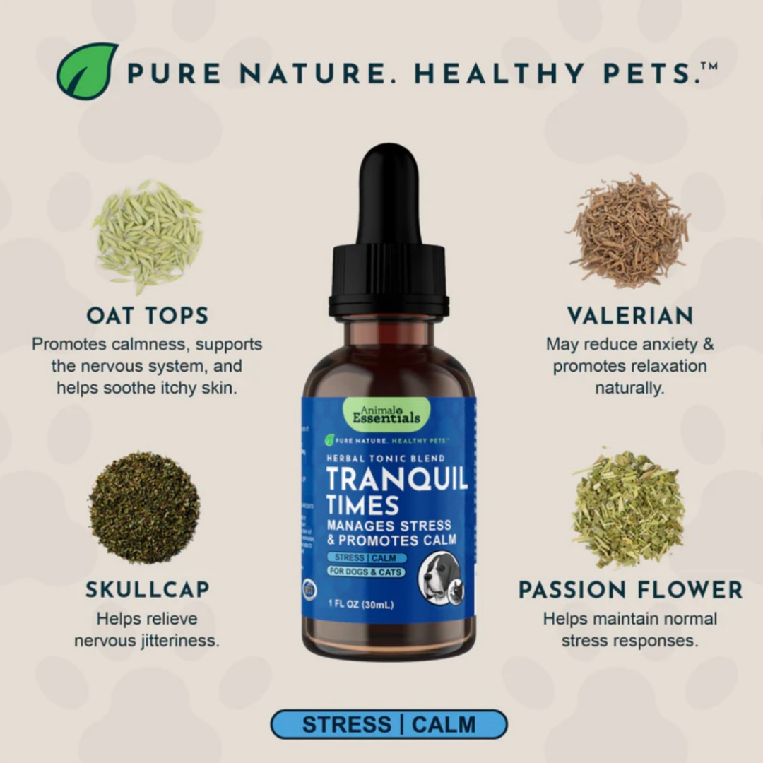 Animal Essentials Tranquil Times | Calming Support + Stress Relief