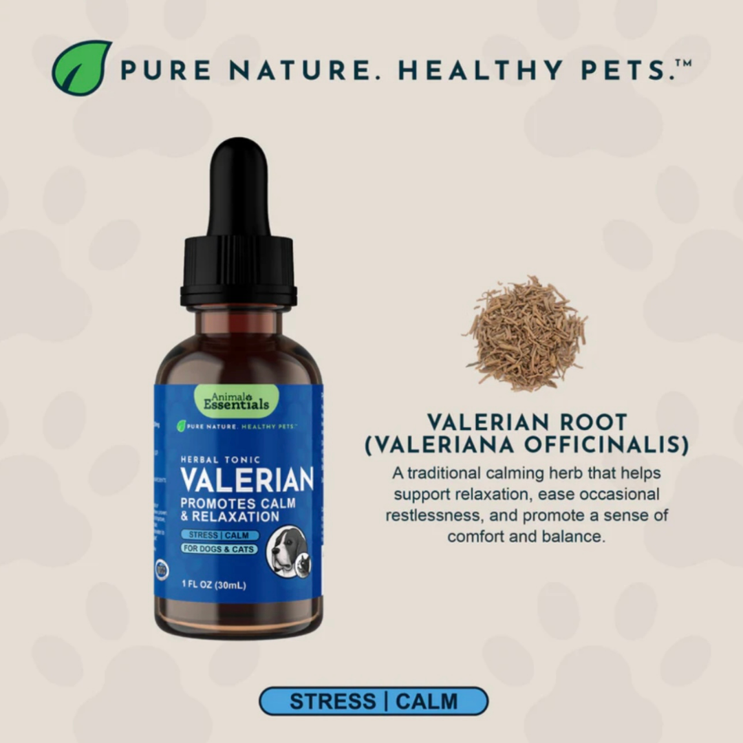 Animal Essentials Valerian | Relaxation + Anxiety Relief