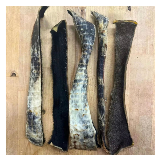 Buckaroo x5 Beef Hide Strips | Natural Chemical-Free Rawhide Alternative