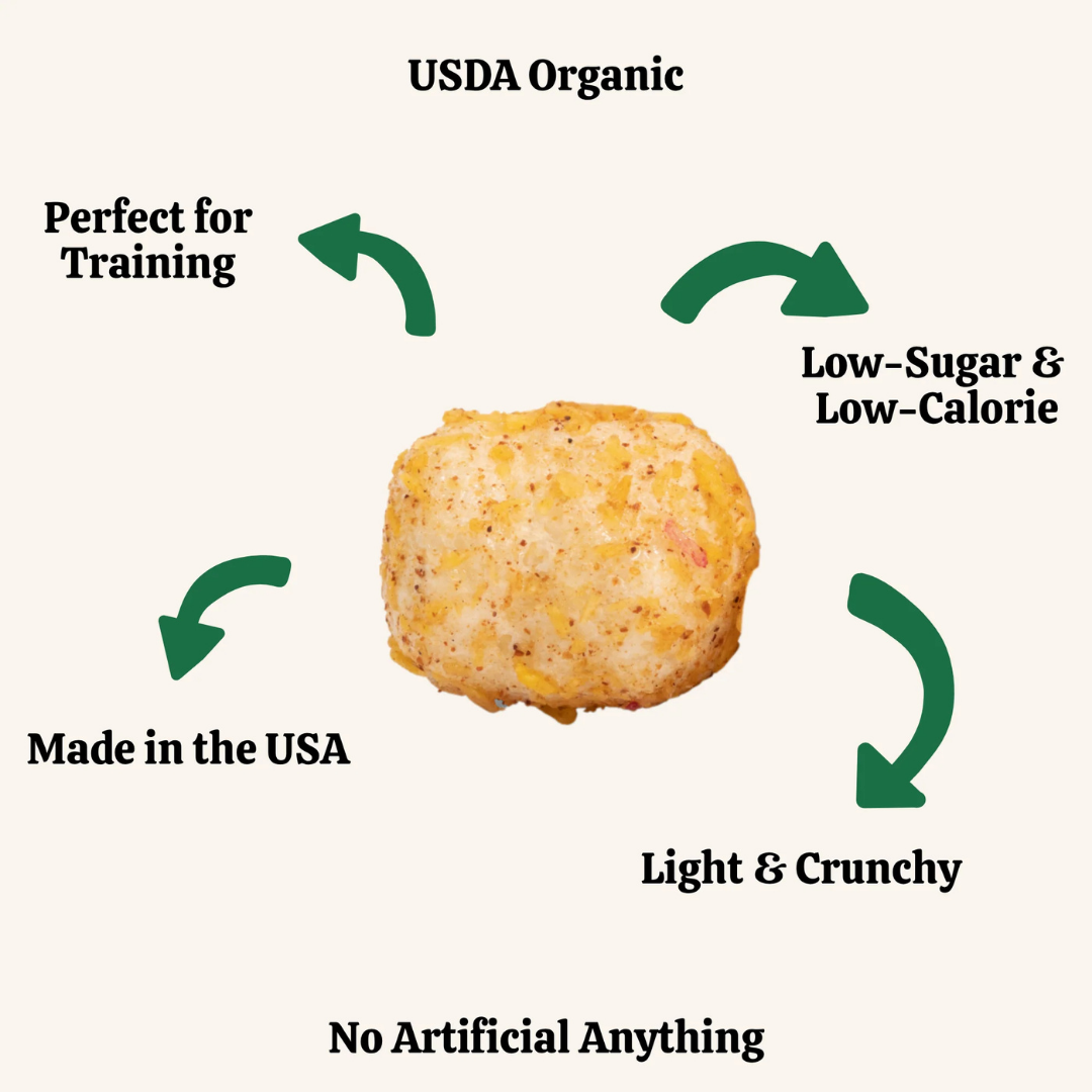 Lord Jameson Jingle Bells | Natural USDA Organic Low-Calorie Apple Cinnamon Training Treats