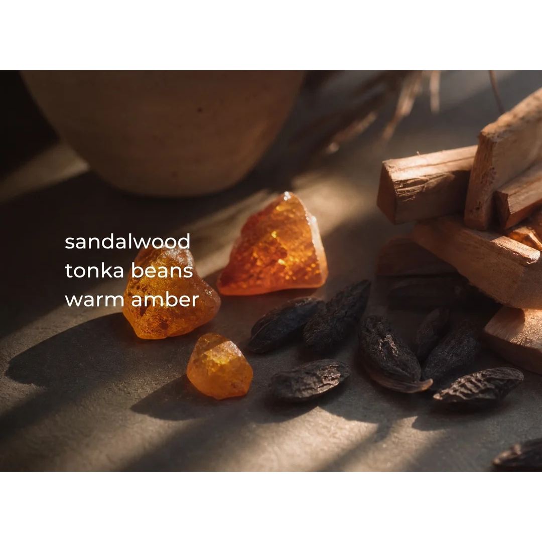 Grow Natural Candle | Santal + Tonka