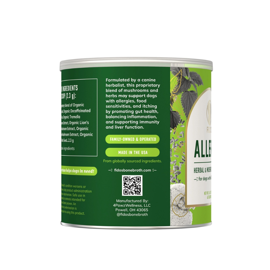 Allergy Herbal + Mushroom Blend | Natural Seasonal Skin + Immune Support