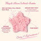 Strawberry Fields Furever Hot Milk | Natural Goat Milk + Strawberry Superfood Topper