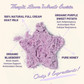 Ube Berry Bliss Hot Milk | Natural Goat Milk + Blueberry Superfood Topper