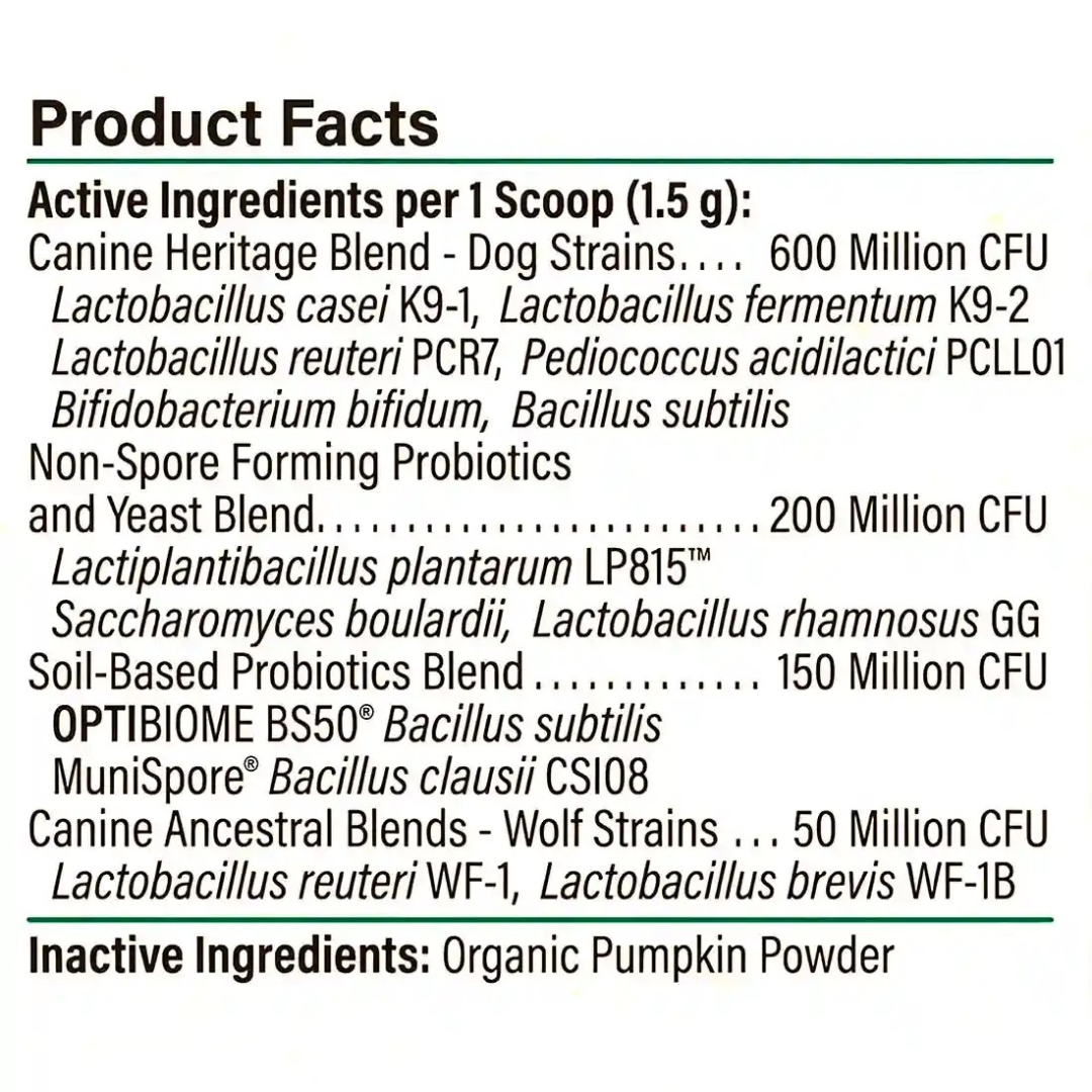 Proactive Paws Primitive Probiotics | Wolf-Derived + Species-Specific Probiotic