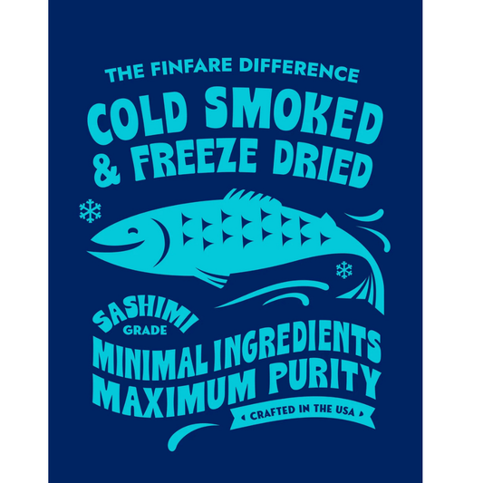 Finfare Freeze Dried Salmon Skin Bites