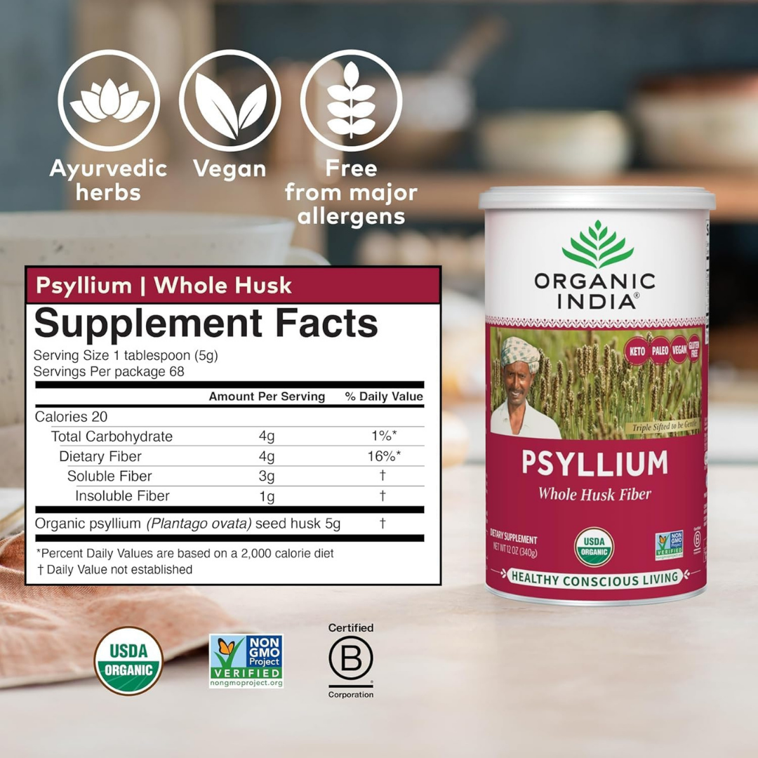 Organic India Psyllium Fiber Powder