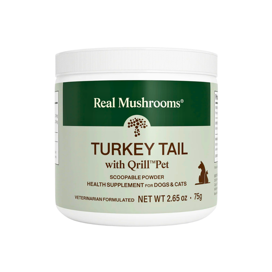 Turkey Tail with Qrill | Beta-Glucan Immune + Antarctic Krill Omega-3 Powder