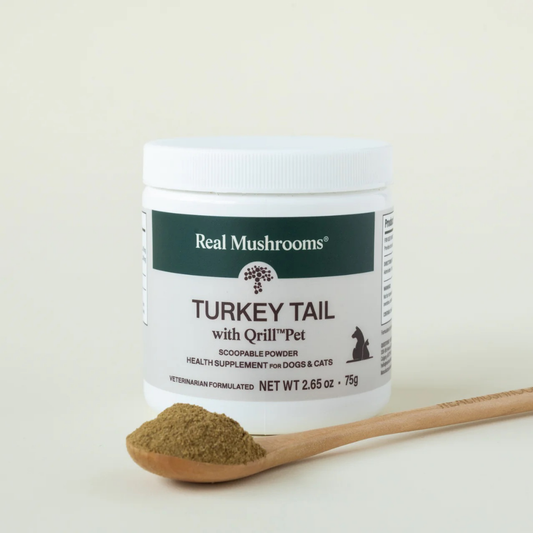 Turkey Tail with Qrill | Beta-Glucan Immune + Antarctic Krill Omega-3 Powder