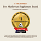 Real Mushrooms Turkey Tail with Qrill | Beta-Glucan Immune + Antarctic Krill Omega-3 Powder