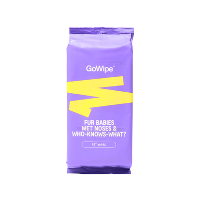 GoWipe Pet Wipes | Bamboo Dog Wipes with Organic Oatmeal + Manuka Honey