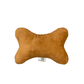 Our Green House Organic Corduroy Dog Bone with Squeaker | Eco-Friendly Plush Toy