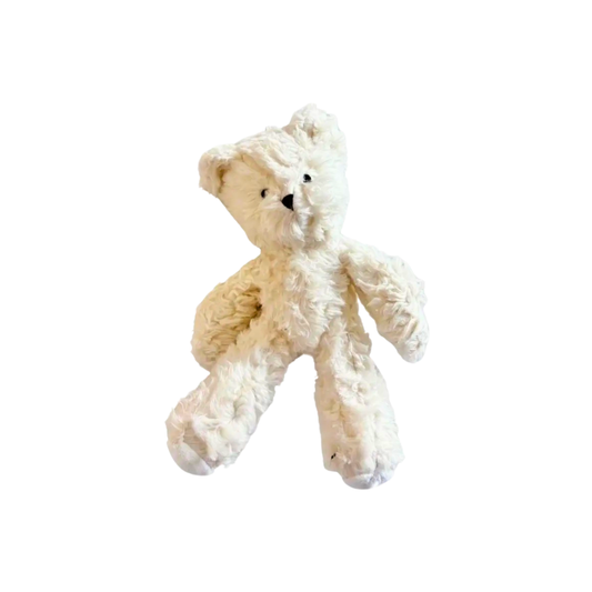 Our Green House Organic Teddy Bear Dog Toy | Eco-Friendly Squeaky Cuddle Toy