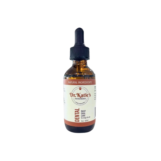 Dr. Katie's Dental | Vet-Formulated Natural Daily Oral Care Oil with Coconut Oil & Myrrh