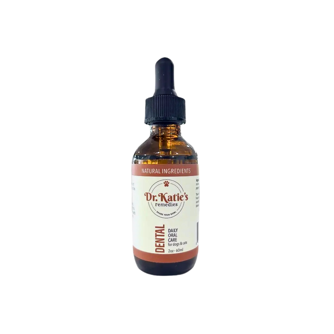 Dr. Katie's Dental | Vet-Formulated Natural Daily Oral Care Oil with Coconut Oil & Myrrh
