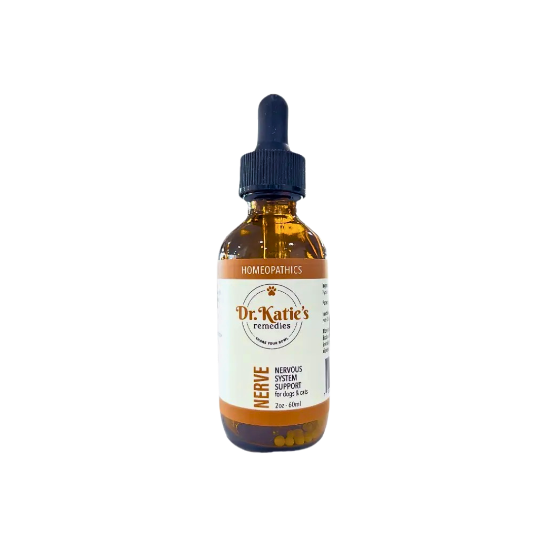 Dr. Katie's Nerve | Vet-Formulated Natural Homeopathic Nervous System + Comfort Support
