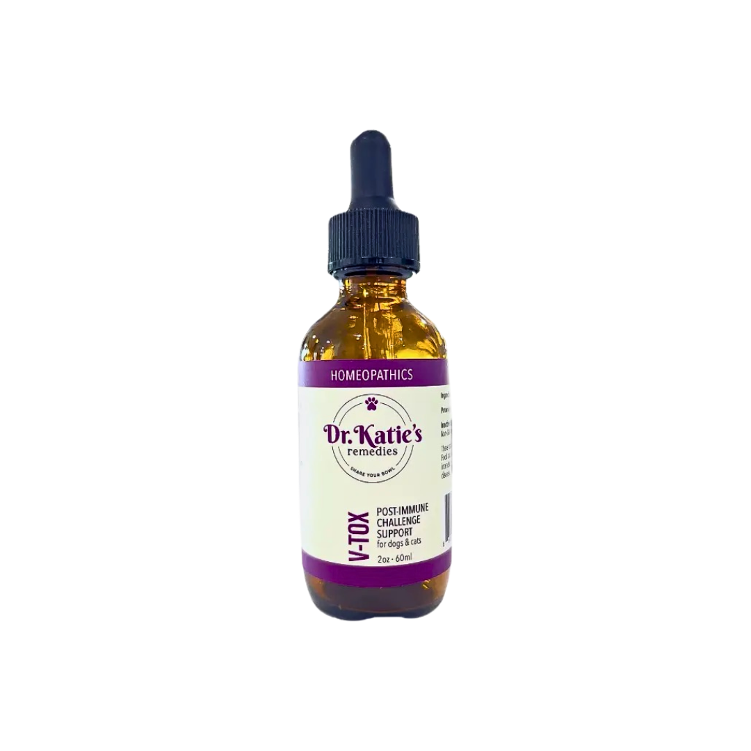 Dr. Katie's V-Tox | Vet-Formulated Natural Homeopathic Post-Immune Challenge + Balance Support