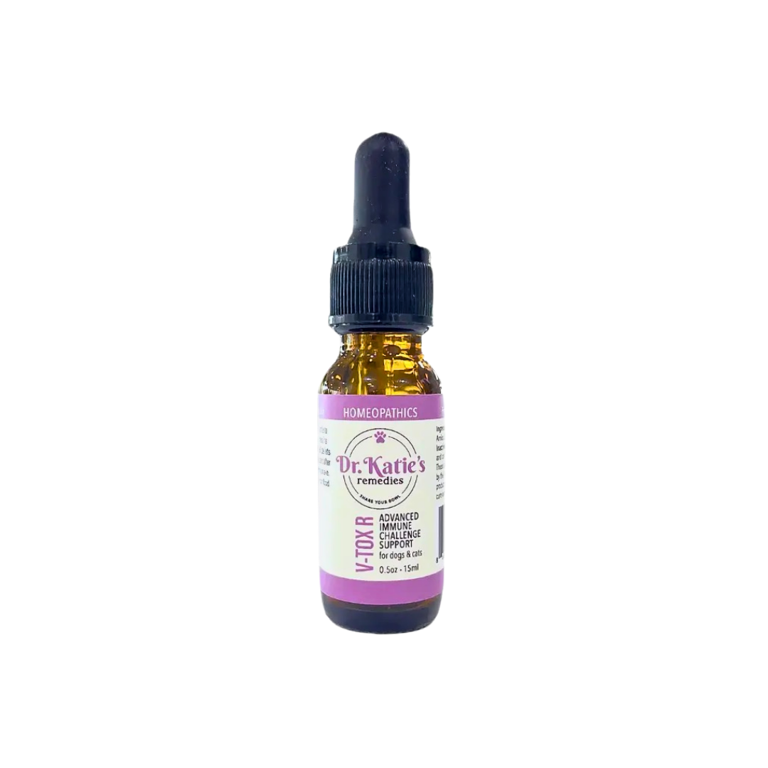 Dr. Katie's V-Tox R | Vet-Formulated Natural Homeopathic Immune-Challenge Support