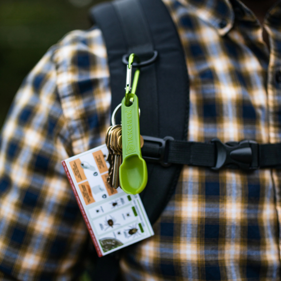 TickCheck Tick Remover Spoon | 3 Pack with Free Tick ID Card & Carabiner