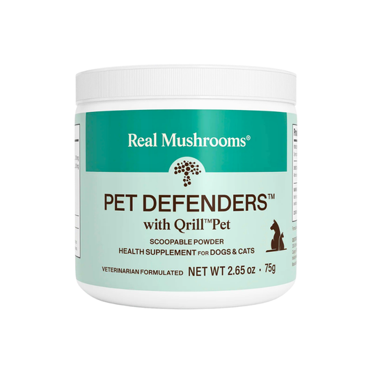 Real Mushrooms Pet Defenders | Immune Support + Gut Health