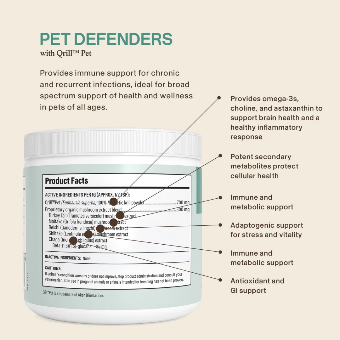 Real Mushrooms Pet Defenders | Immune Support + Gut Health