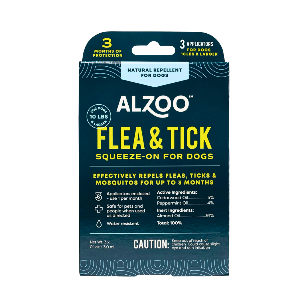 Alzoo Alzoo Natural Flea + Tick Squeeze-On