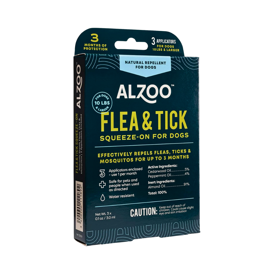 Alzoo Alzoo Natural Flea + Tick Squeeze-On
