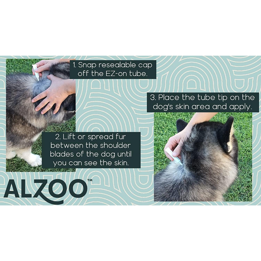 Alzoo Alzoo Natural Flea + Tick Squeeze-On