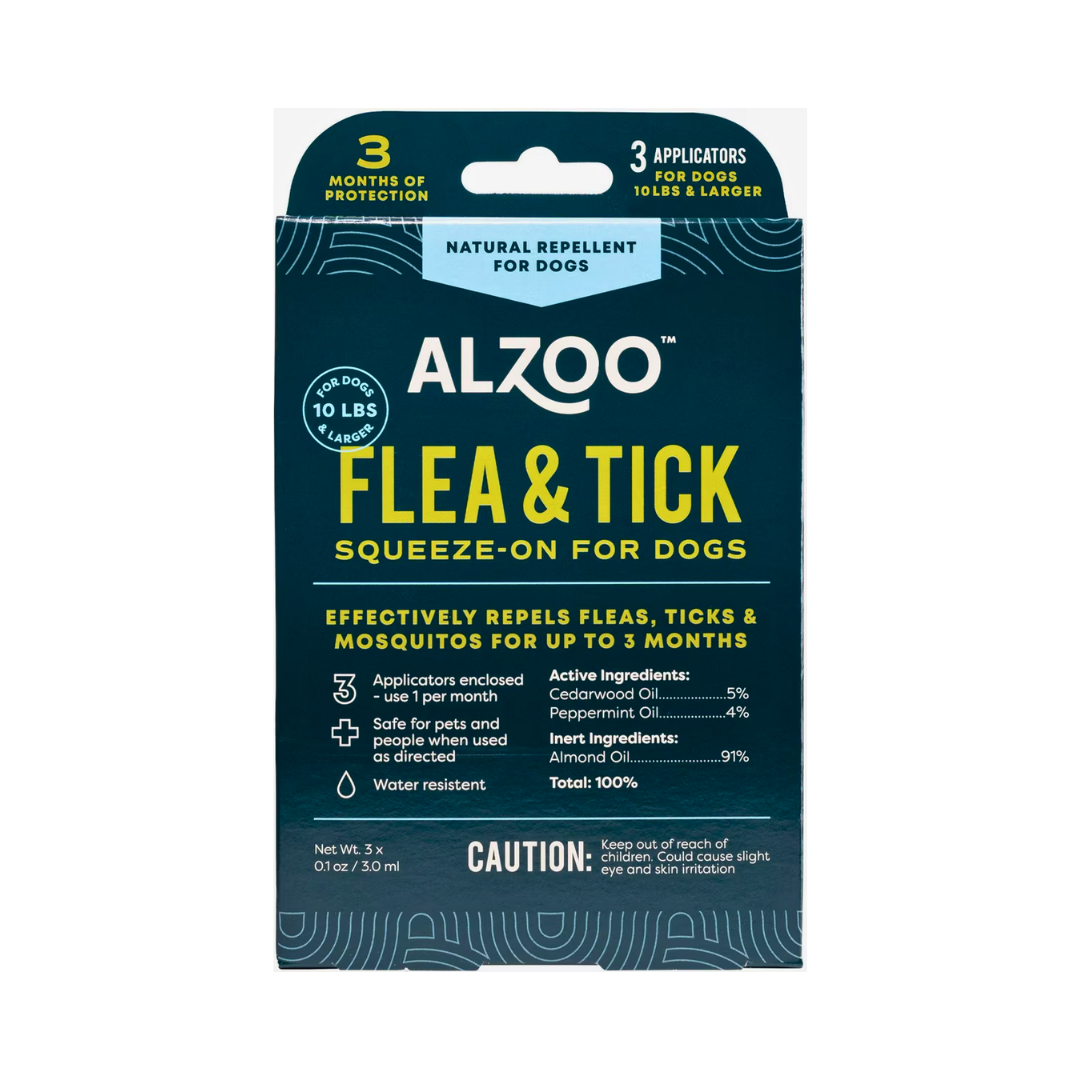 Alzoo Alzoo Natural Flea + Tick Squeeze-On